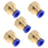 HOPESPANNER Push to Connect Air Fittings 3/8" Female Thread Air