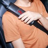 WOigQing 2 Pcs Carbon Fiber Leather Car Seat Belt Shoulder