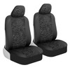 BDK Black Leopard Car Seat Covers for Front Seats, Animal