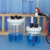 Labasics Electrolytic Cell, Single-Chamber Borosilicate Sealed Electrochemical Cell Kit Reactor