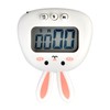 Walfront Cooking Timer, Large Screen Digital Kitchen Timer Cute Bunny