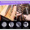 AFT90 Carbon Fiber Cutting Comb, Professional 8.15” Styling Comb, Hairdressing