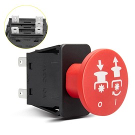 Oyviny 5 Terminals Clutch PTO Switch 430-401 01545600 00522100 Compatible with Ariens EZR 1540 1542 1648 1740 1742 1842 2048 Gravely Zero Turn Mower, Power Take-Off Switch 14V 10A Replacement