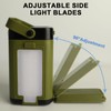 Foldable LED Camping Lantern with 2000mAh & Solar Charging -