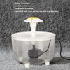 Cat Water Fountain Automatic Circulation USB Transparent Water Tank Silent