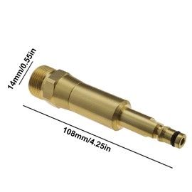 HAFRILY M22 x 1.5 Thread Pressure Washer Adapter Compatible with Karcher K2 K3 K4 K5 Hose Adapter Quick Connect 108mm Extensions Hose Connector