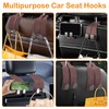Wbgraceful 2Ps Car Seat Back Double Hook（Brown）