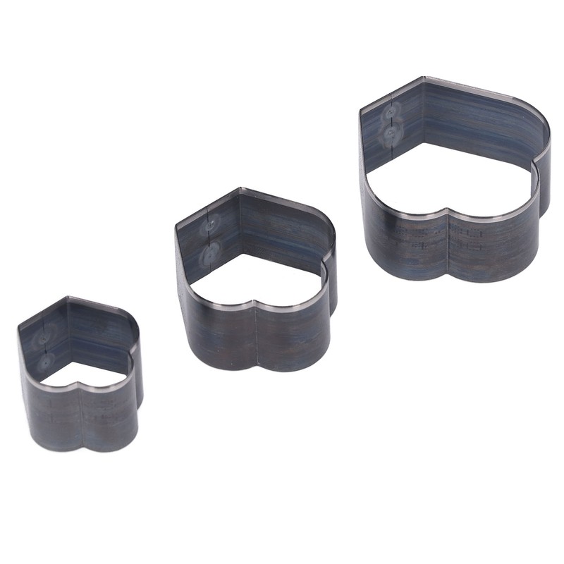 3Pcs Crown Shape Leather Punching Die Set Cutting Knife Kit