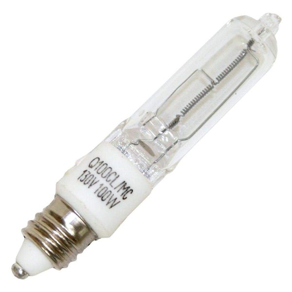 Halco Lighting Technologies Q100CL/MC T8U2FR12/850/DIR/LED 107024 130V 100W T4 E11 Prism Incandescent Bulbs