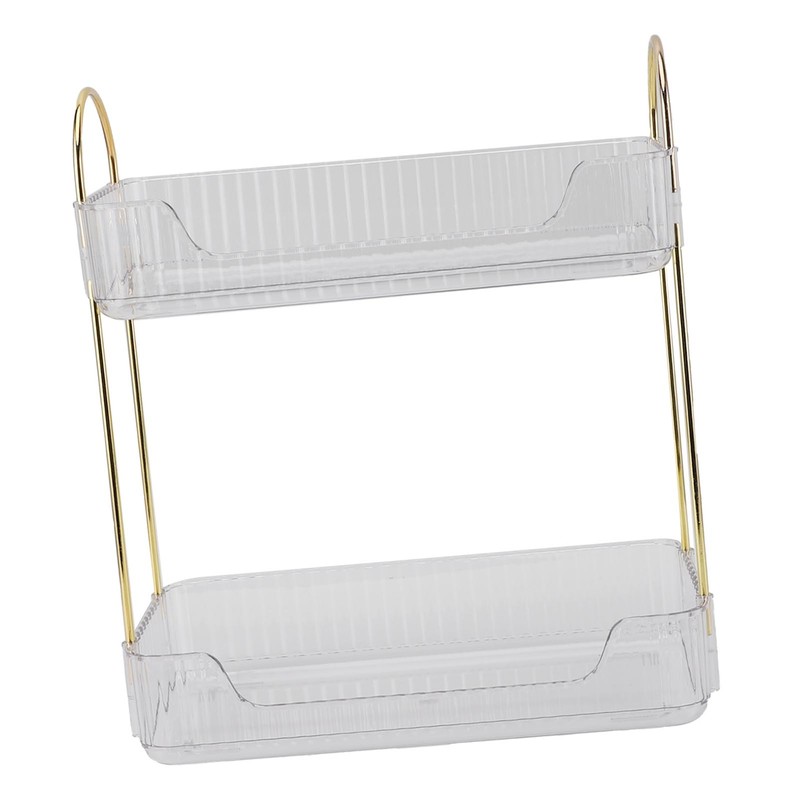 Double Layer Makeup Stand Modern Light Luxury 2 Tier Makeup
