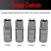 JEUCLEL 4pcs 1/4-in Stud Extractor Set - Broken Stud Removal