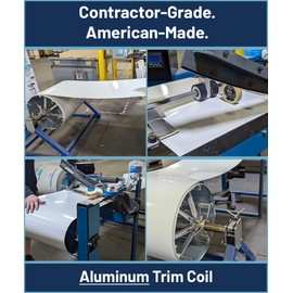 Professional Contractor Grade Aluminum Trim Coil (Standard White)