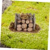 Abaodam 1 Set Garden Micro Landscape Mini Firewood Farm Firewood