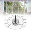 Outdoor Thermometer Adhesive Transparent Window Door Greenhouse Temperature Monitor Tester