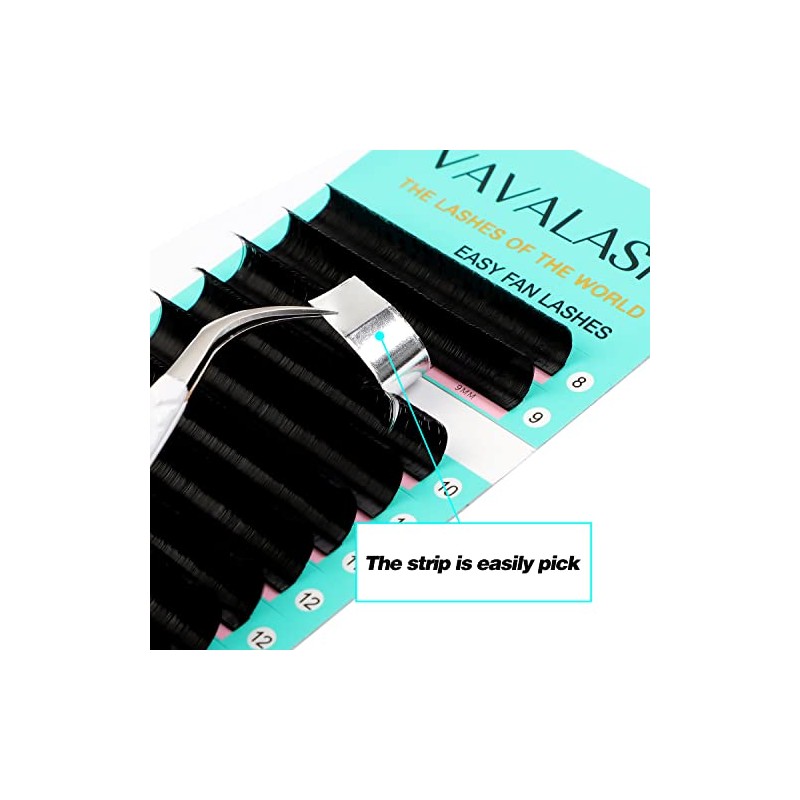 VAVALASH Eyelash Extension Supplies B Curl 0.03 Rapid Volume Lash