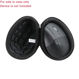 Hermitshell LIFT M800GR Wireless Vertical Quiet Ergonomic Mouse Protective Storage Case Compatible (Black)