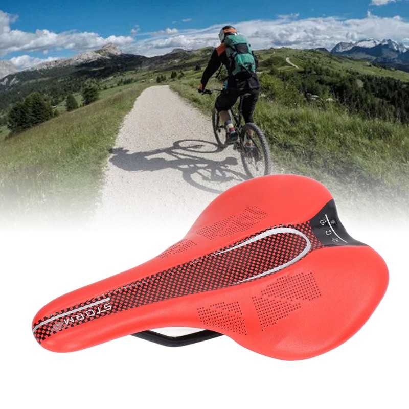 Mountain Bike Saddle Microfiber Leather Ultralight Soft Mountain Bike Seat