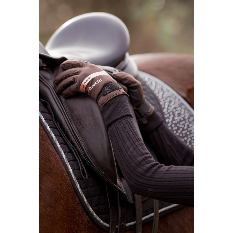 Roeckl Sports Riding Gloves Wynne, Tournament Winter Gloves, Blue 6