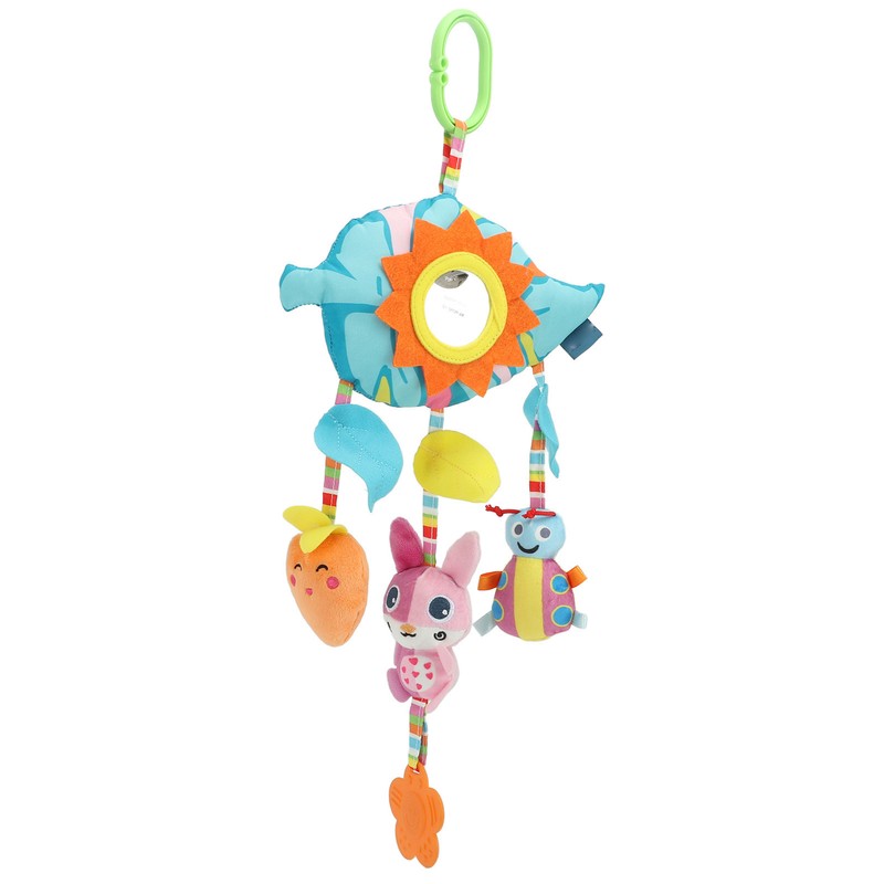 Car Seat Toy Baby Newborn Plush Hanging Clip On Infant