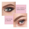 Music Flower Eyebrow Pencil Double Ended, Waterproof Natural Brow Enhancing