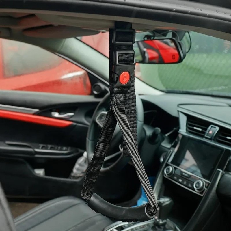 Auto Cane Grab Handle, Adjustable Multipurpose Auto Cane Handle, Space-Saving