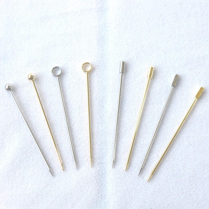 Nagao Pintxos Pick Hors D'oeuvres Pin, Round Rod, Set of