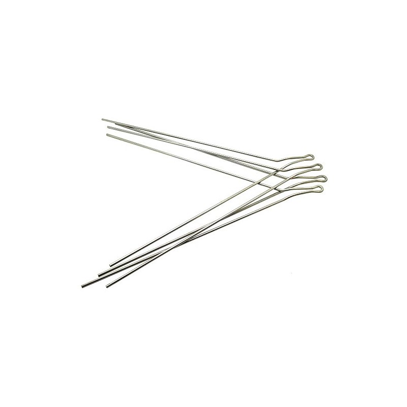 Flinger Kink Mudguard Stays, Silver, Set of 4