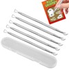 Lottery Ticket Scratcher Tool 5PCS Portable Multi-Use Metal Lotto Scraping