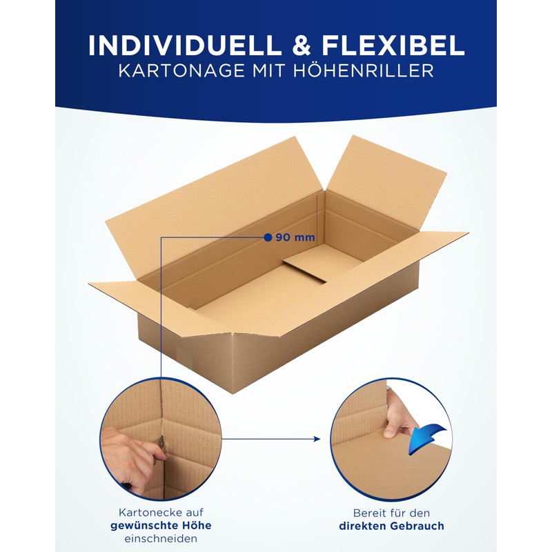KK Verpackungen Shipping Boxes 600 x 300 x 150 mm
