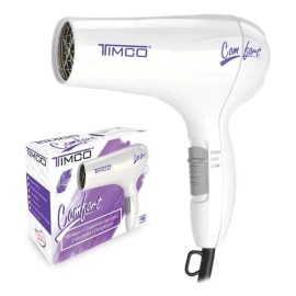 Secadora De Cabello Confort Ultra Ligera Timco St-1875 Color Blanco                                                                                   