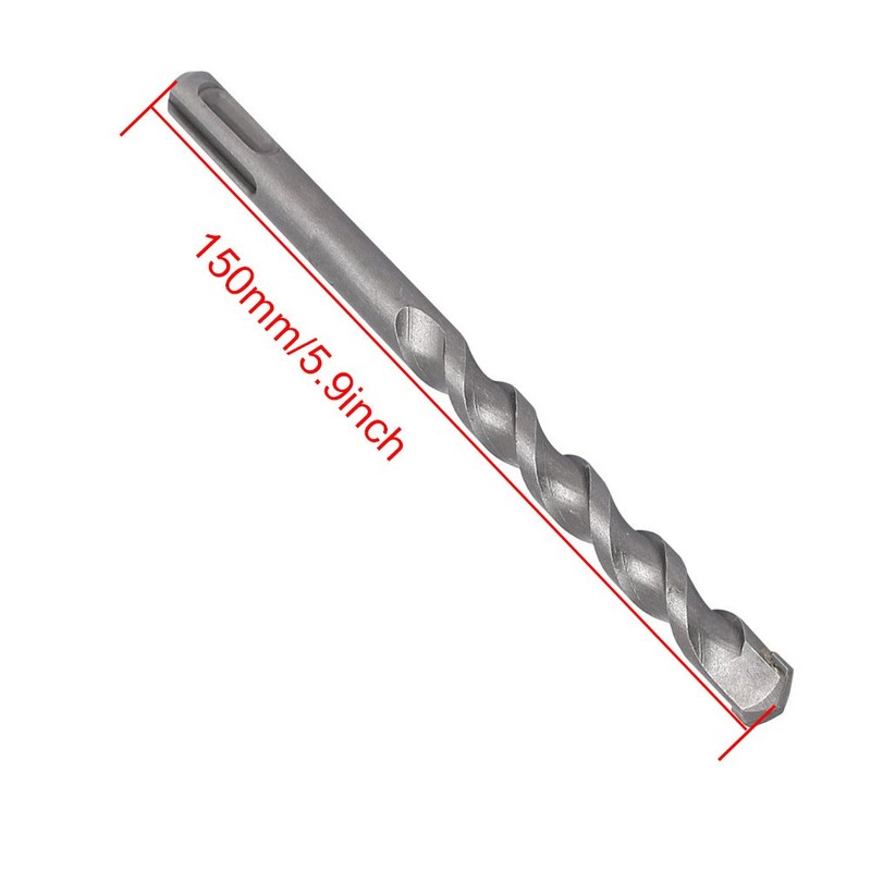 LDEXIN 10mm/0.4inch Diameter Carbide Tipped Masonry Impact Concrete Drill Bit