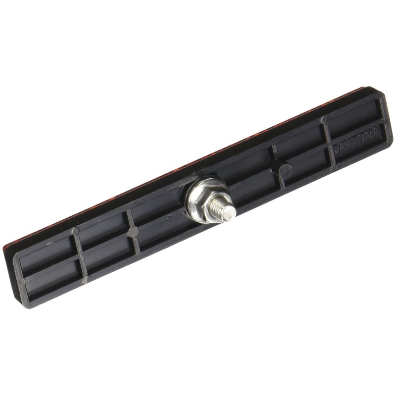 Daytona 63231 Motorcycle Reflector, Single Body, Slim Model, Screw-on Type