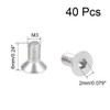 sourcing map M3x6mm Flat Head Machine Screws Inner Hex Screw