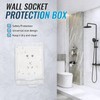 Baluue Cubierta De Eléctrica para Exterior Cubierta de Enchufamos de
