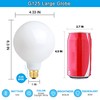 CRLight 12W Dimmable LED Large Globe Bulb 5000K Daylight White