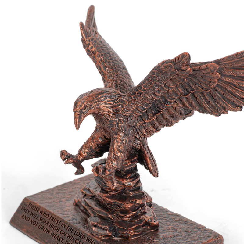 Lighthouse Christian Products Soar Like an Eagle Bronzelike Finish 6.5