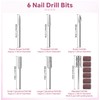 Rolabling Manicure Electric Nail File Kit 45000 RPM Professional Nail