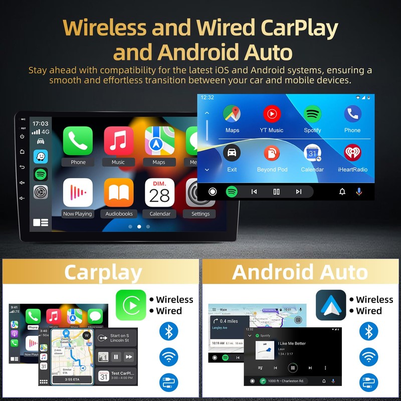 for Volvo S40/C30/C70 2006-2012 Android Car Stereo [2+64G] - Wireless