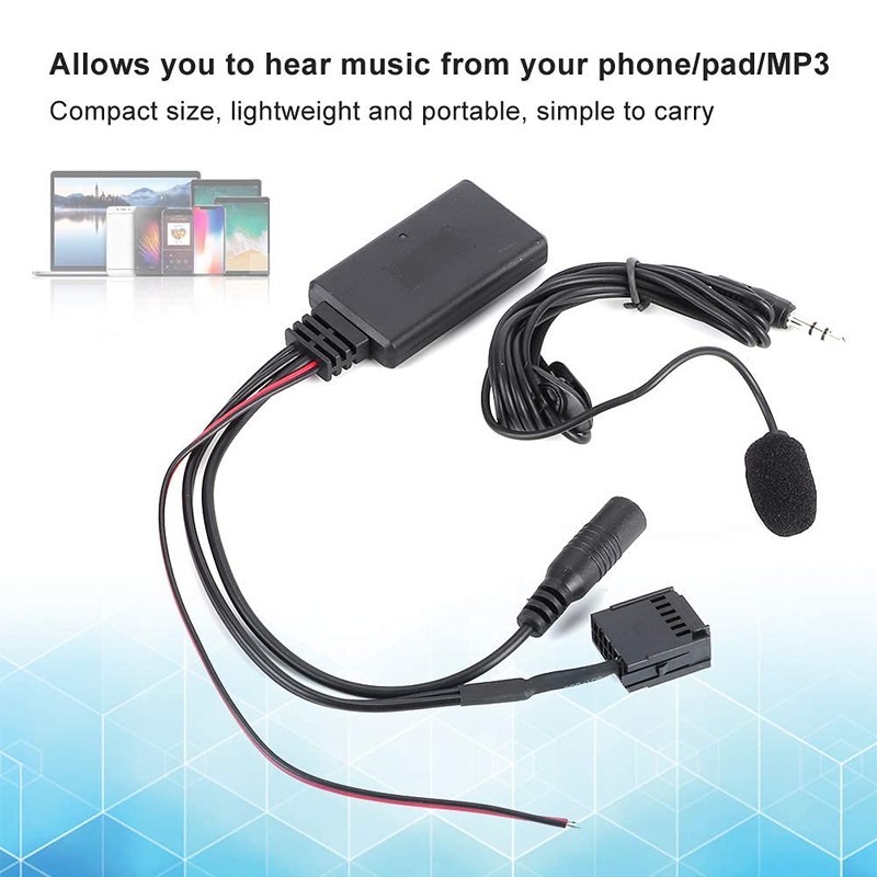 6000cd Bluetooth Adapter, Bluetooth AUX Module Car Bluetooth AUX‑IN Cable