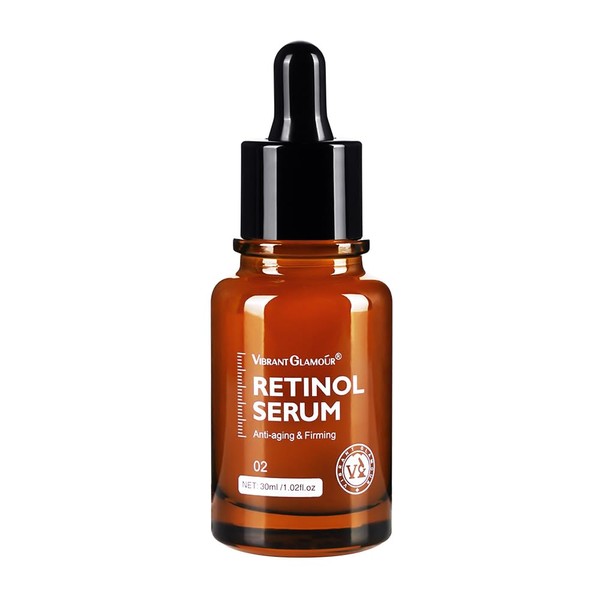 VIBRANT GLAMOUR 1% Retinol in Squalane Serum for Face, Anti-Aging