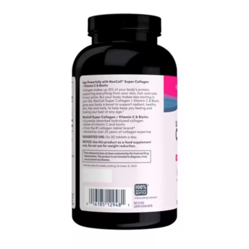 NeoCell Super Collagen + Vitamin C and Biotin Tablets, 360
