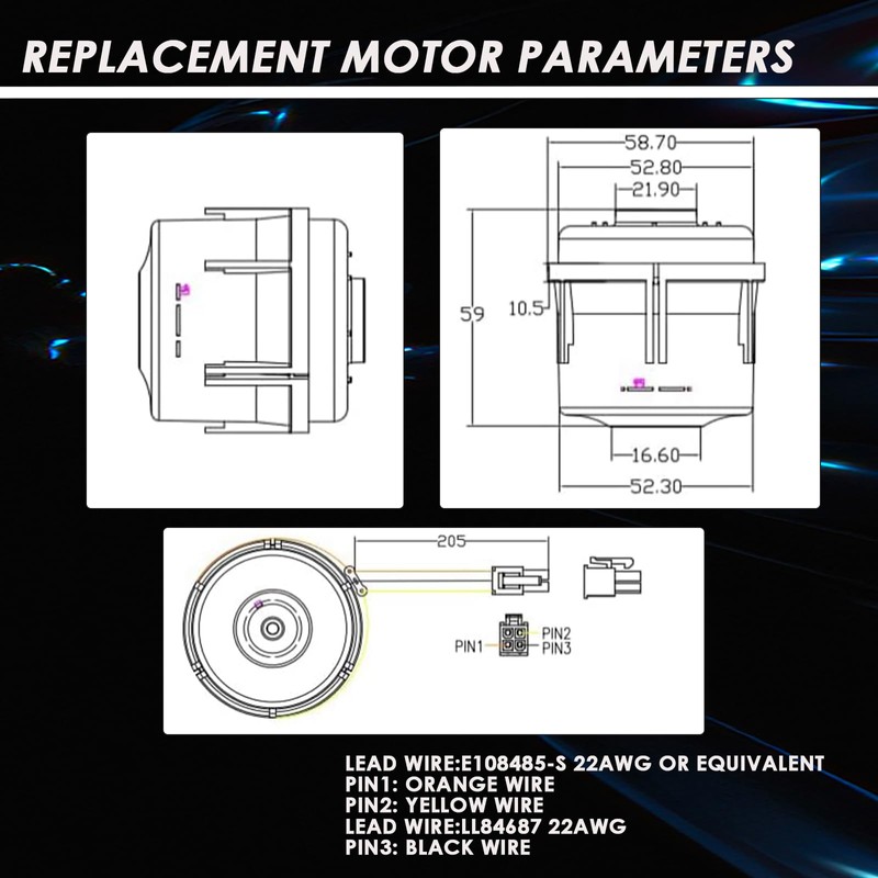 Motor Blower Motor Pump for CPAP, Blower Compatible with Airsense