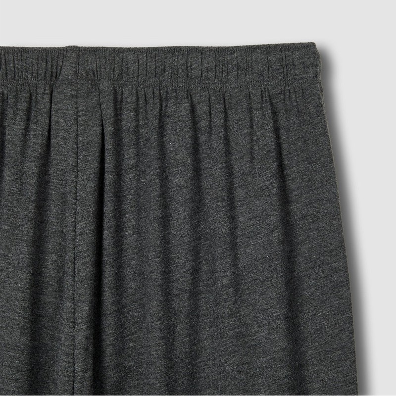 JAJU [JAJU] Women's Rayon Stretch 10-part Lounge Pants_Charcoal
