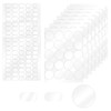 Larrel 310 Pcs Glue Double Sided Dots, 2 Shaped Self
