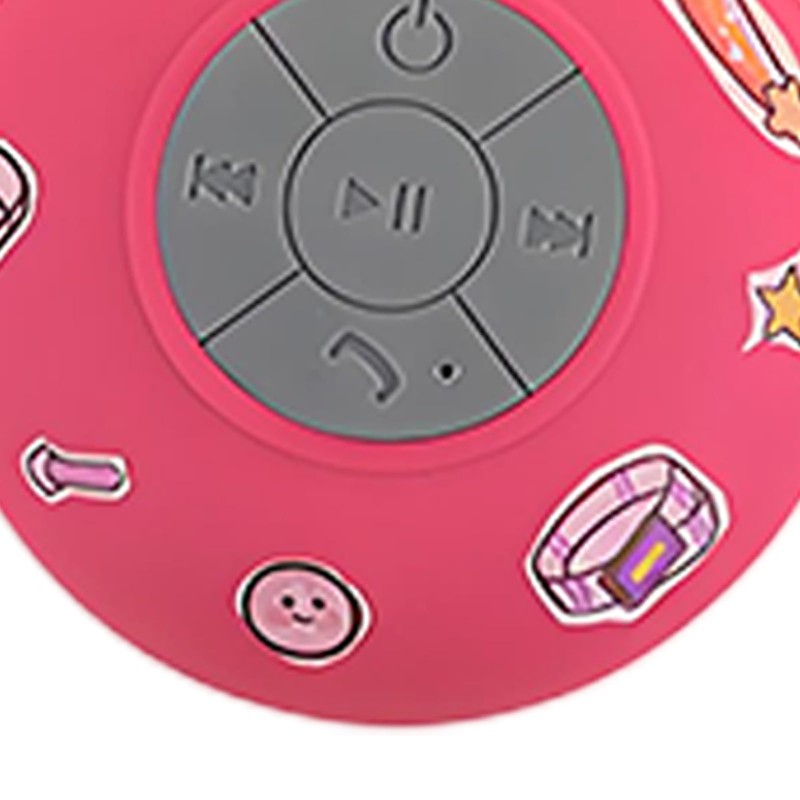 Wireless Speaker | Bathroom Speaker,Water-Resistant Wireless Suction Cup Outdoor Shower