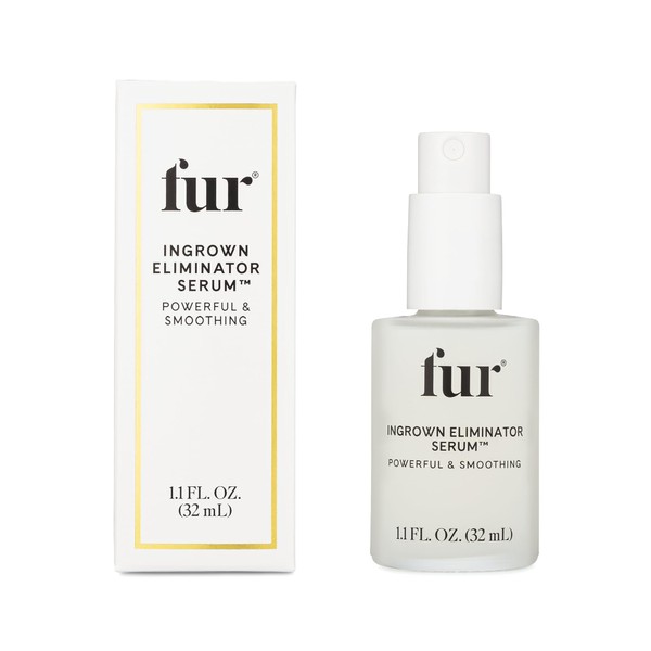 Fur Ingrown Eliminator Serum: Post Hair Removal Care and Ingrown Hair Treatment - 1.1 FL OZ