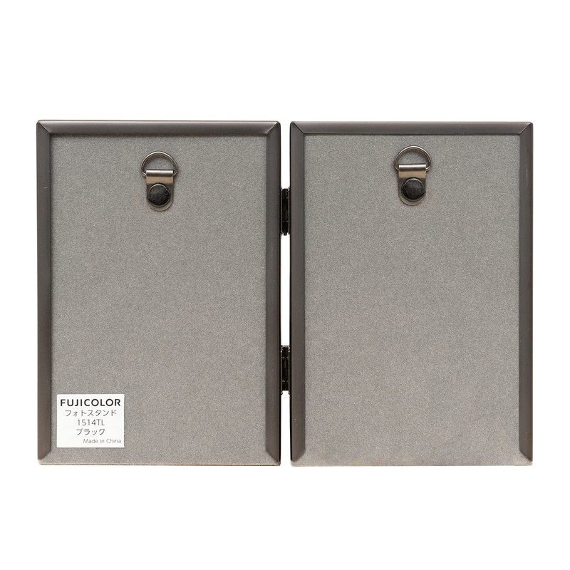 FUJICOLOR 507137 1514TL Metal Photo Stand, Large, Vertical 2 Sides,