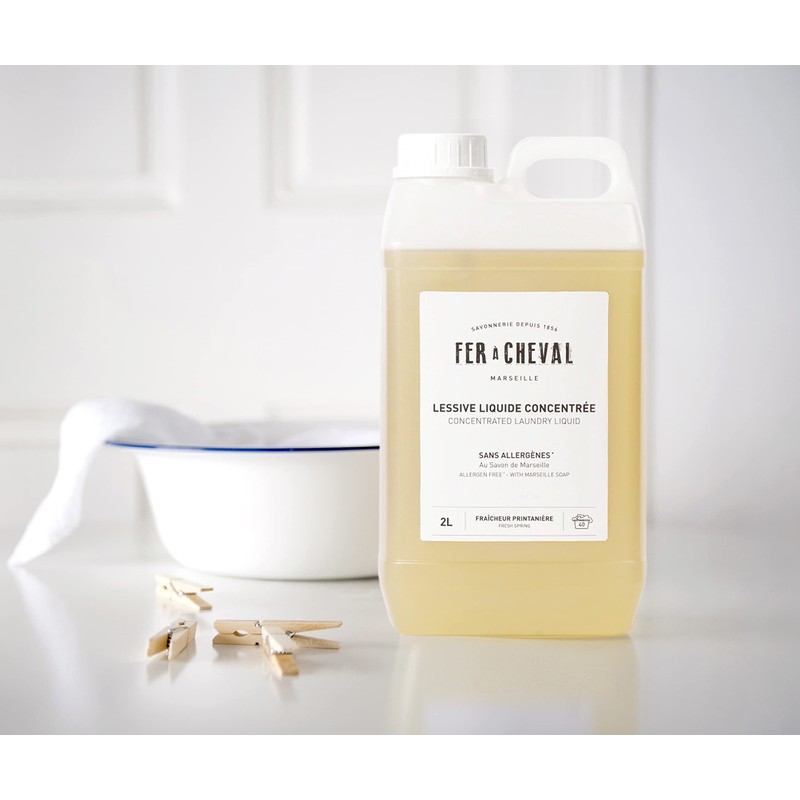 Fer à Cheval Concentrated Laundry Liquid, Allergen Free with Marseille