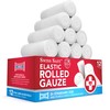 Swiss Safe Long Elastic Stretch Gauze Rolls, 4 Inch x