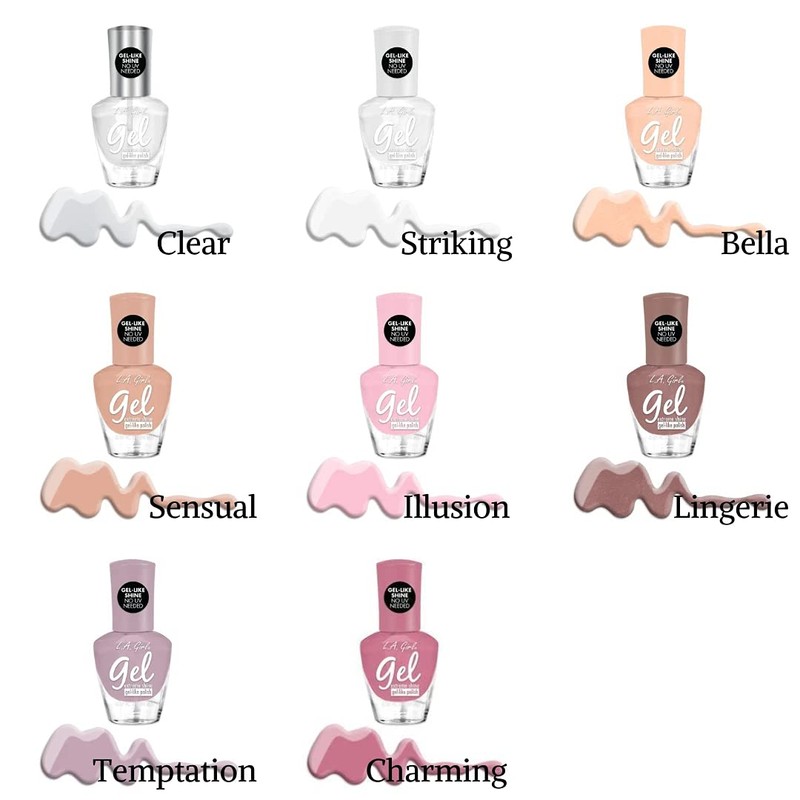 L.A. Girl Gel Extreme Shine Nail Polish 0.47 OZ-3 Packs